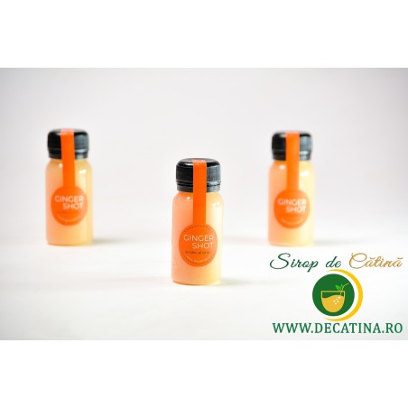 Pachet 3 x Shot de ghimbir cu lămâie – Energie și imunitate într-o doză mică!