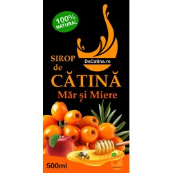 500 ml Sirop de catina cu mar si miere