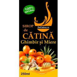 250 ml Sirop de catina cu miere si ghimbir