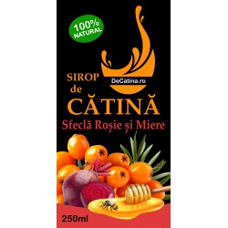 250 ml Sirop de catina cu miere si sfecla rosie