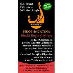 500 ml Sirop de catina cu miere si sfecla rosie