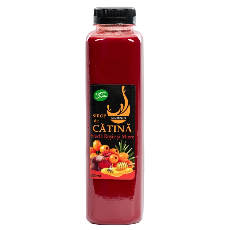 500 ml Sirop de catina cu miere si sfecla rosie