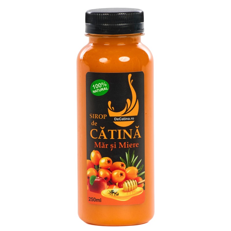250 ml Sirop de catina cu mar si miere
